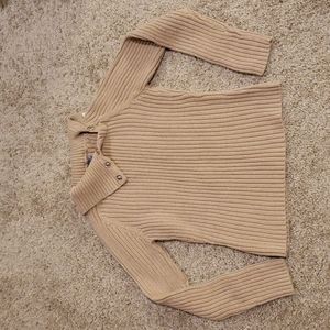 CANYON RIVER BLUES THICK KNIT TURTLENECK SWEATER WITH SNAPS